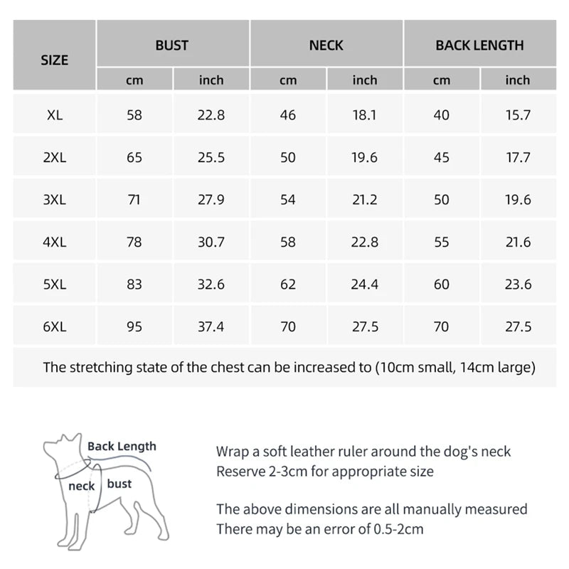 NONECN Winter Dog Coat With Reflective Strip Hoodie Waterproof Windproof