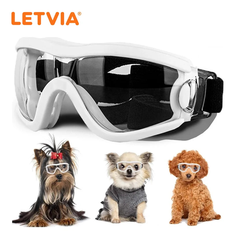 Pet Dog Sunglasses UV Resistant Windproof Goggles Outdoor Use
