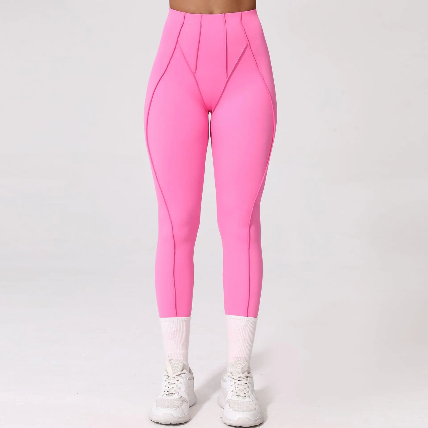 HANRANCN Seamless Yoga Shorts High Waist Quick Dry For Women