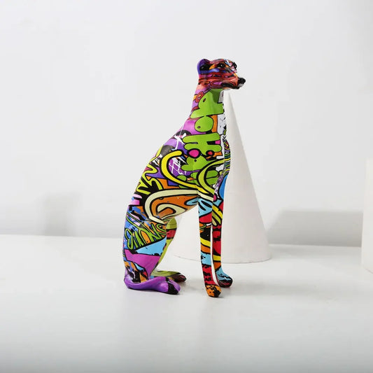 FLYuechun Ranan Resin Welcome Dog Ornament For Home Decor