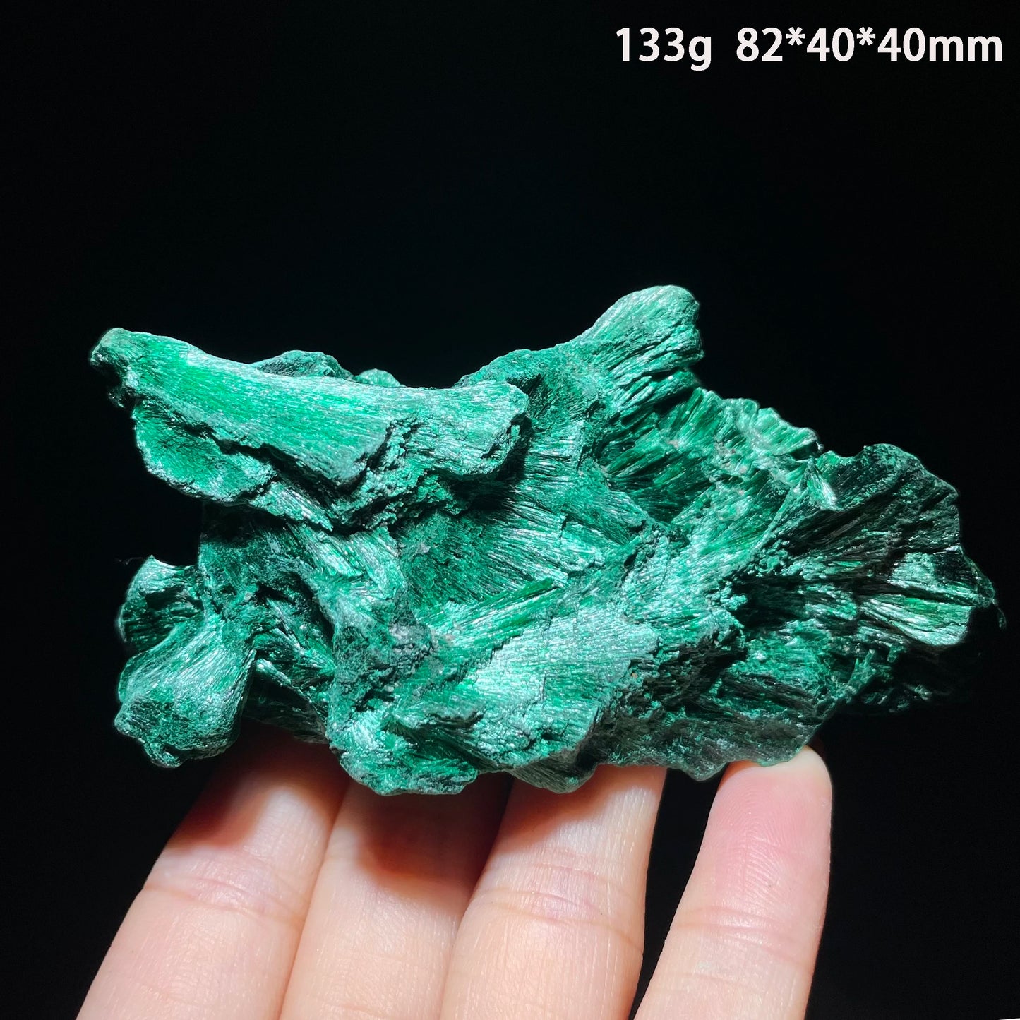 Malachite Stone Mineral Specimen Collector Grade Display Ornament