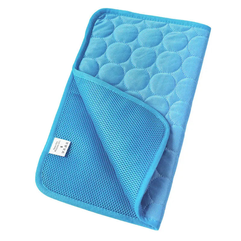 DZOMNOK Summer Dog Cooling Mat Breathable Ice Pad For Pets