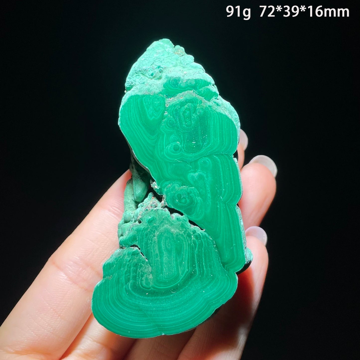 Malachite Stone Mineral Specimen Collector Grade Display Ornament