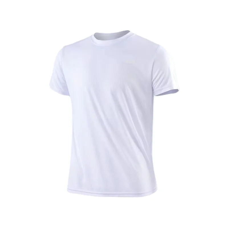 Quick Dry Short Sleeve Gym Tee Moisture Wicking Lightweight