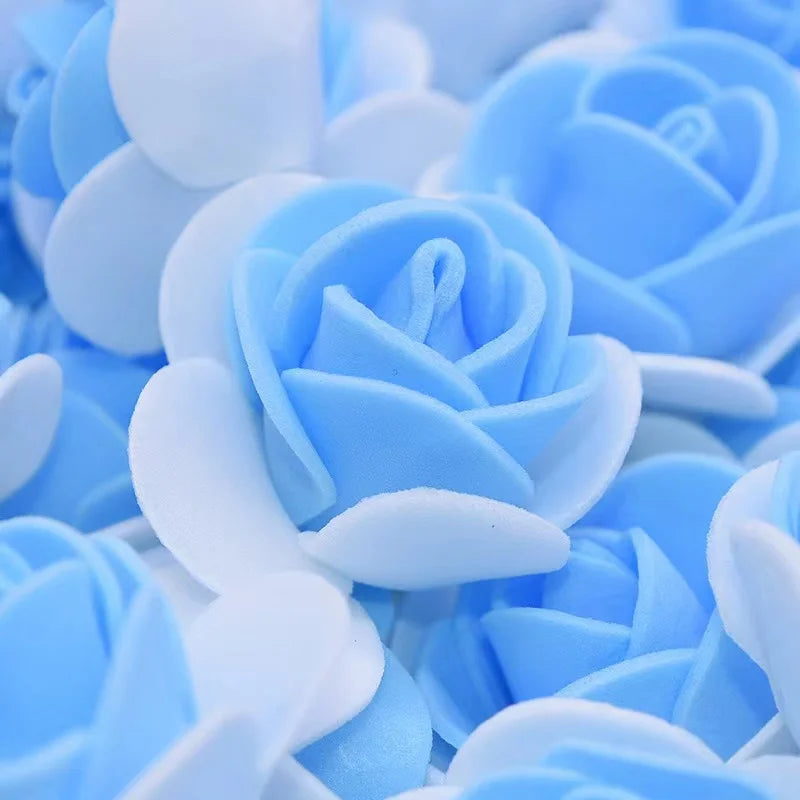 Foam Rose Head Artificial Flowers for Wedding and DIY Decor