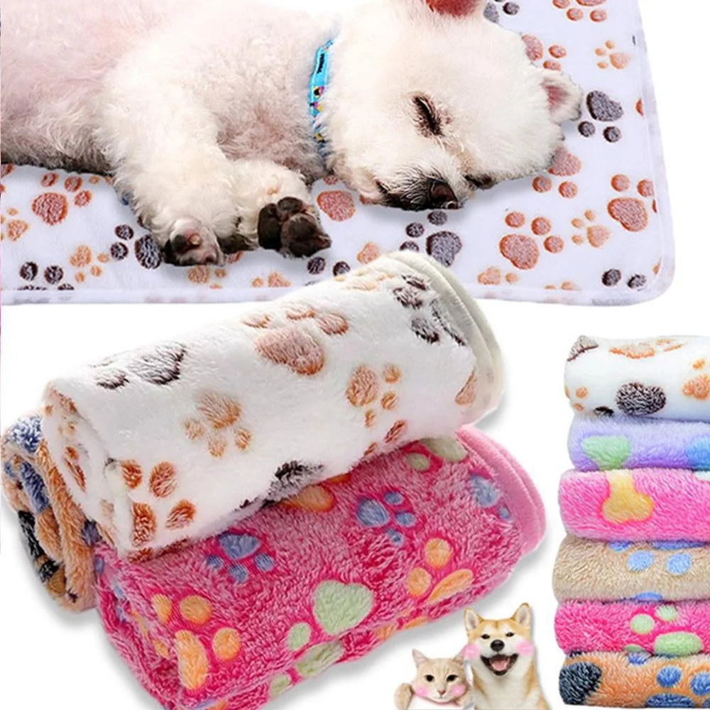NONECN Soft Fluffy Pet Blanket Warm Mat For Cats Dogs