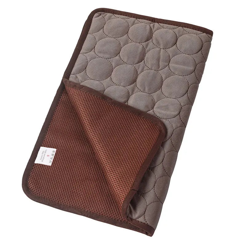 DZOMNOK Summer Dog Cooling Mat Breathable Ice Pad For Pets