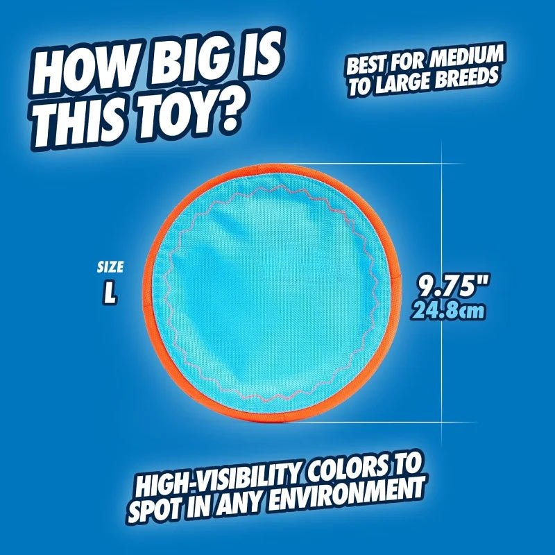 Paraflight Flying Disc Dog Toy Water Floating Nylon Edges