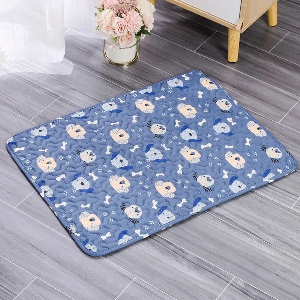 Cooling Ice Silk Pet Bed Mat For Dogs And Cats Moisture Proof