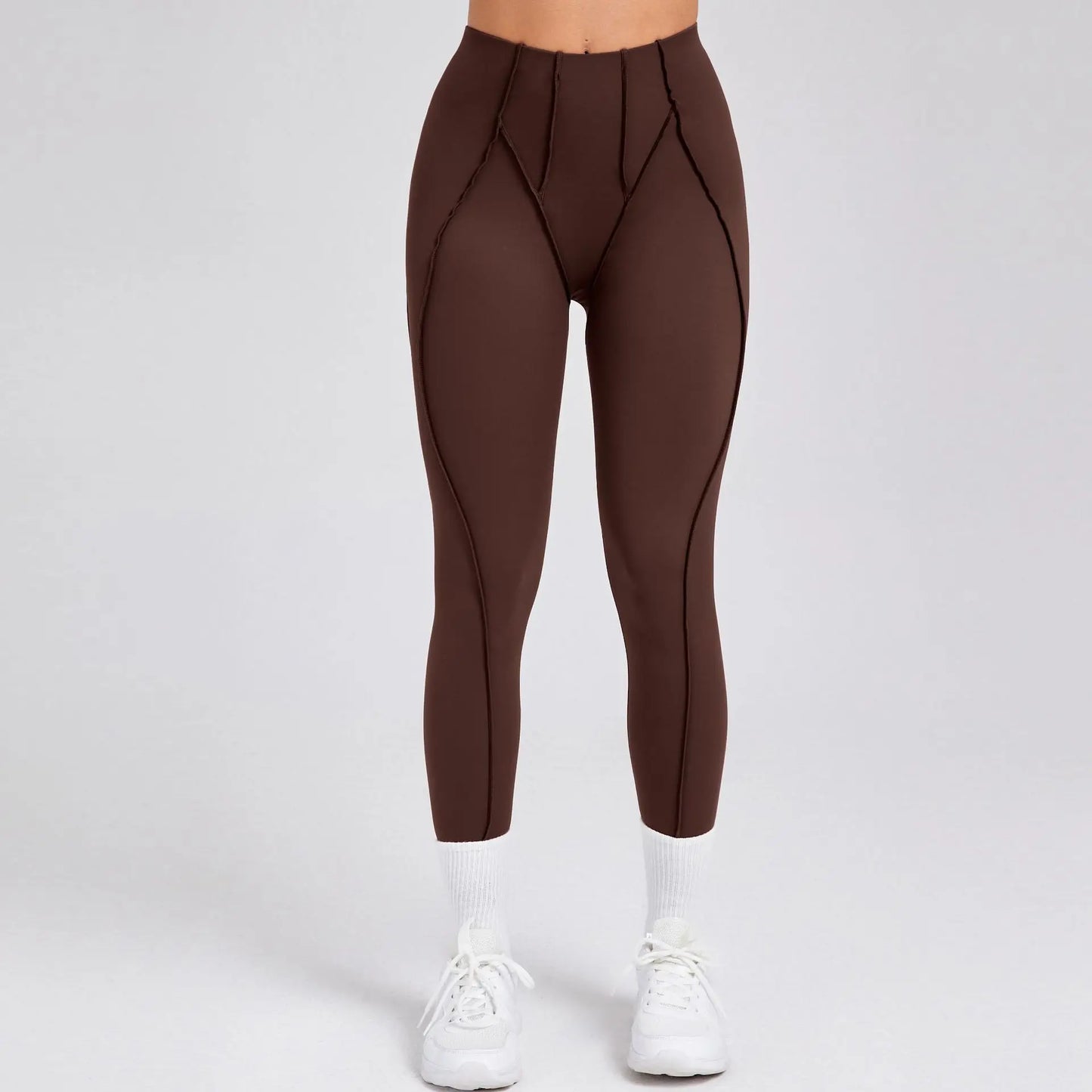 HANRANCN Seamless Yoga Shorts High Waist Quick Dry For Women