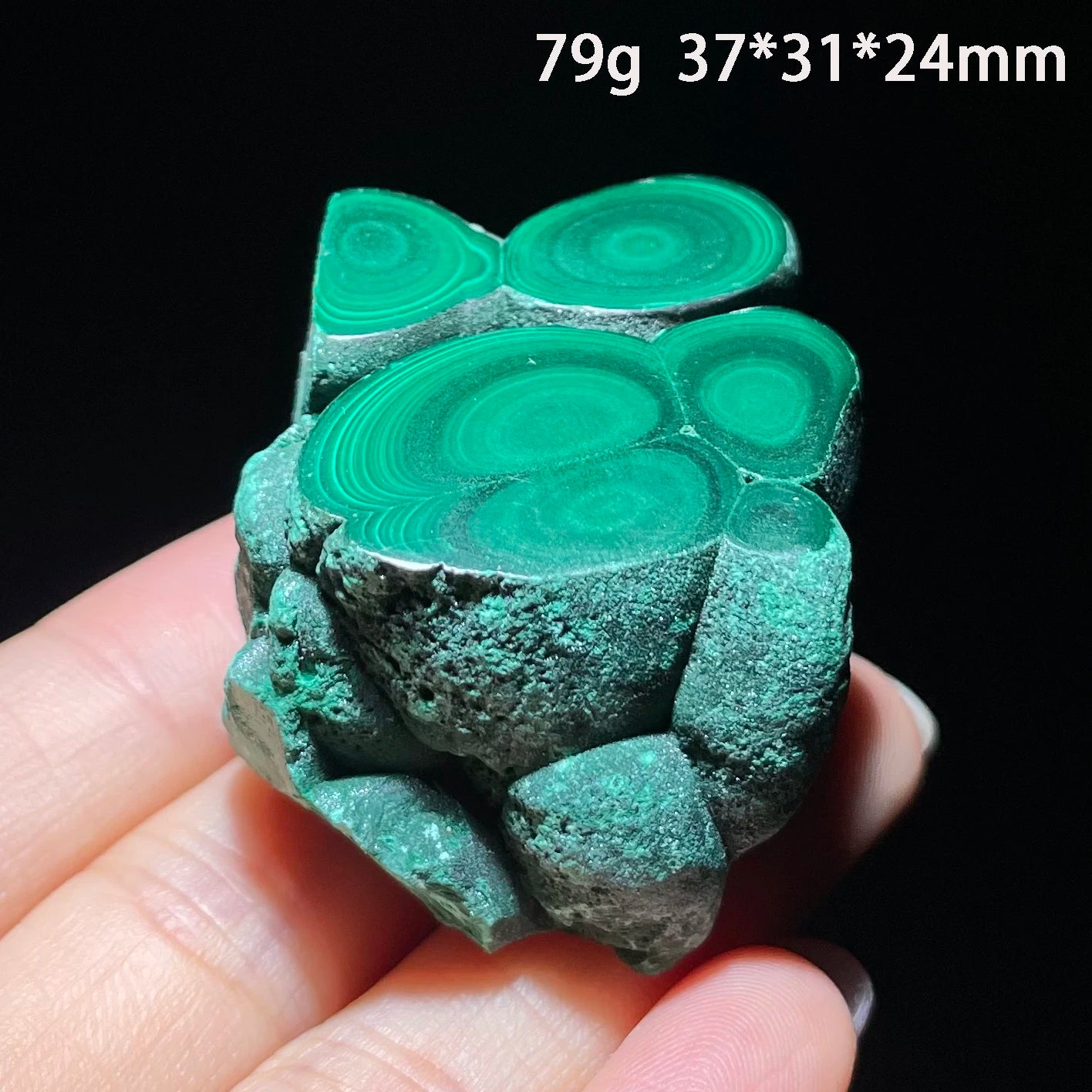 Malachite Stone Mineral Specimen Collector Grade Display Ornament