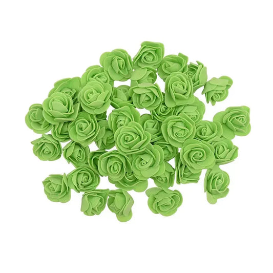 Foam Rose Head Artificial Flowers for Wedding and DIY Decor