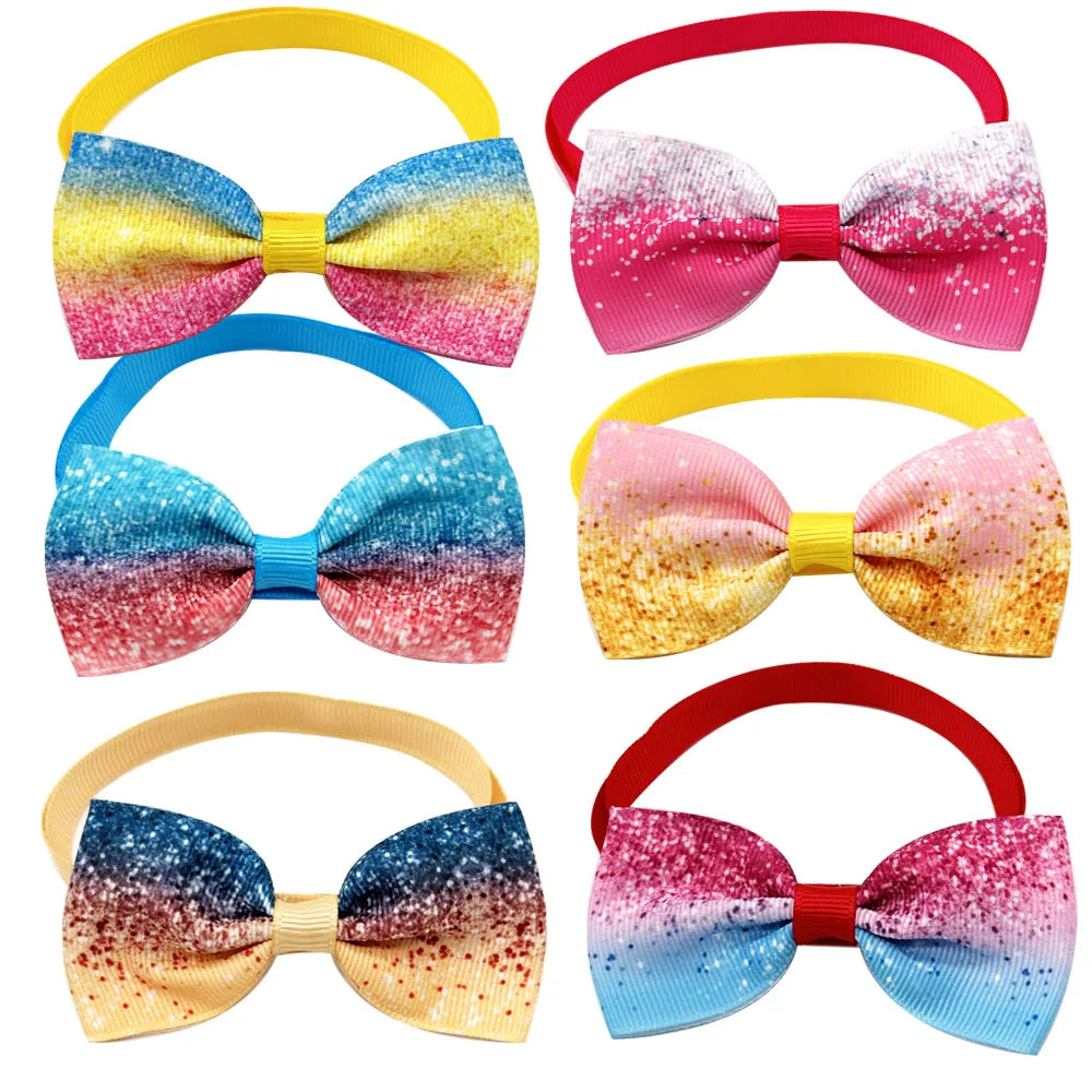 Bulk Pack Premium Dog Bow Tie Assortment For Small Dogs
