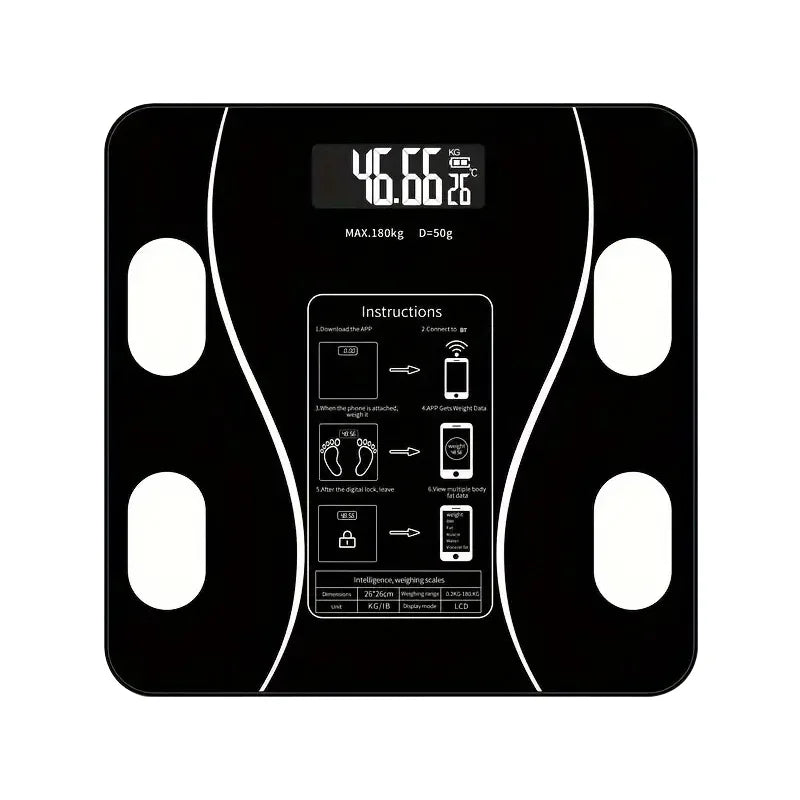 Smart Body Fat Scale Wireless Digital Bathroom With Body Composition