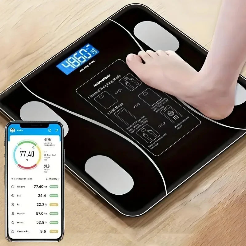 Smart Body Fat Scale Wireless Digital Bathroom With Body Composition
