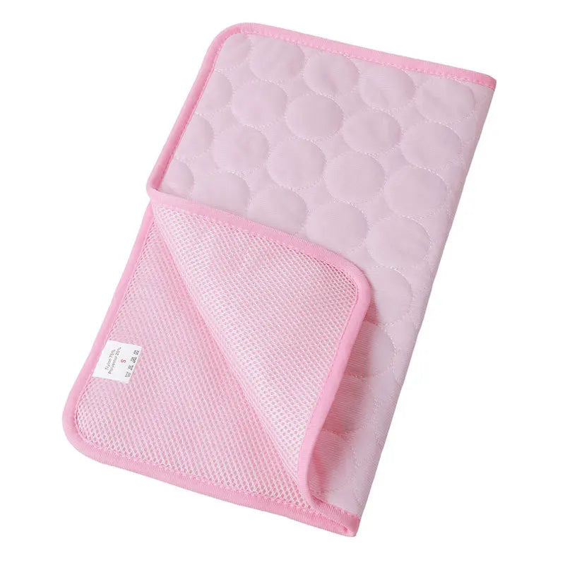 DZOMNOK Summer Dog Cooling Mat Breathable Ice Pad For Pets