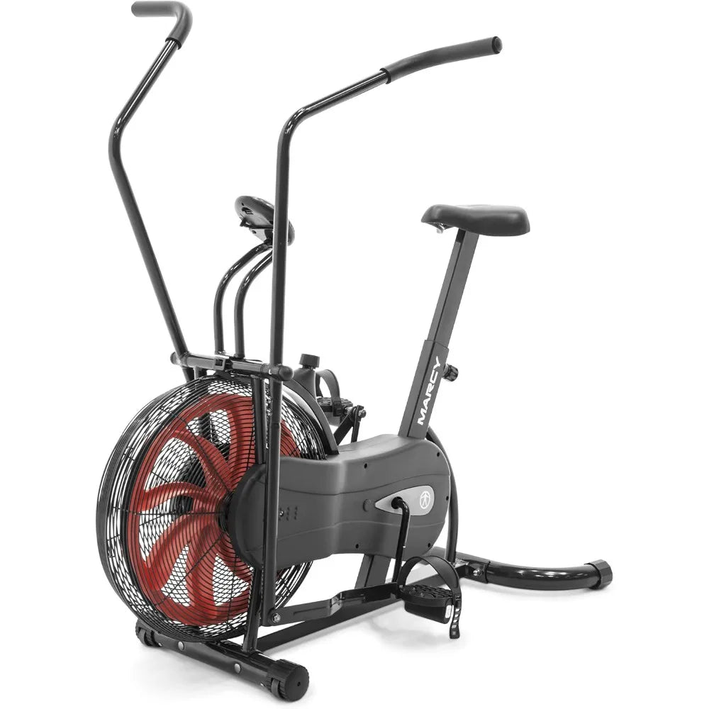 Marcy Air-Resistance Exercise Fan Bike With Dual Acction Handlebars