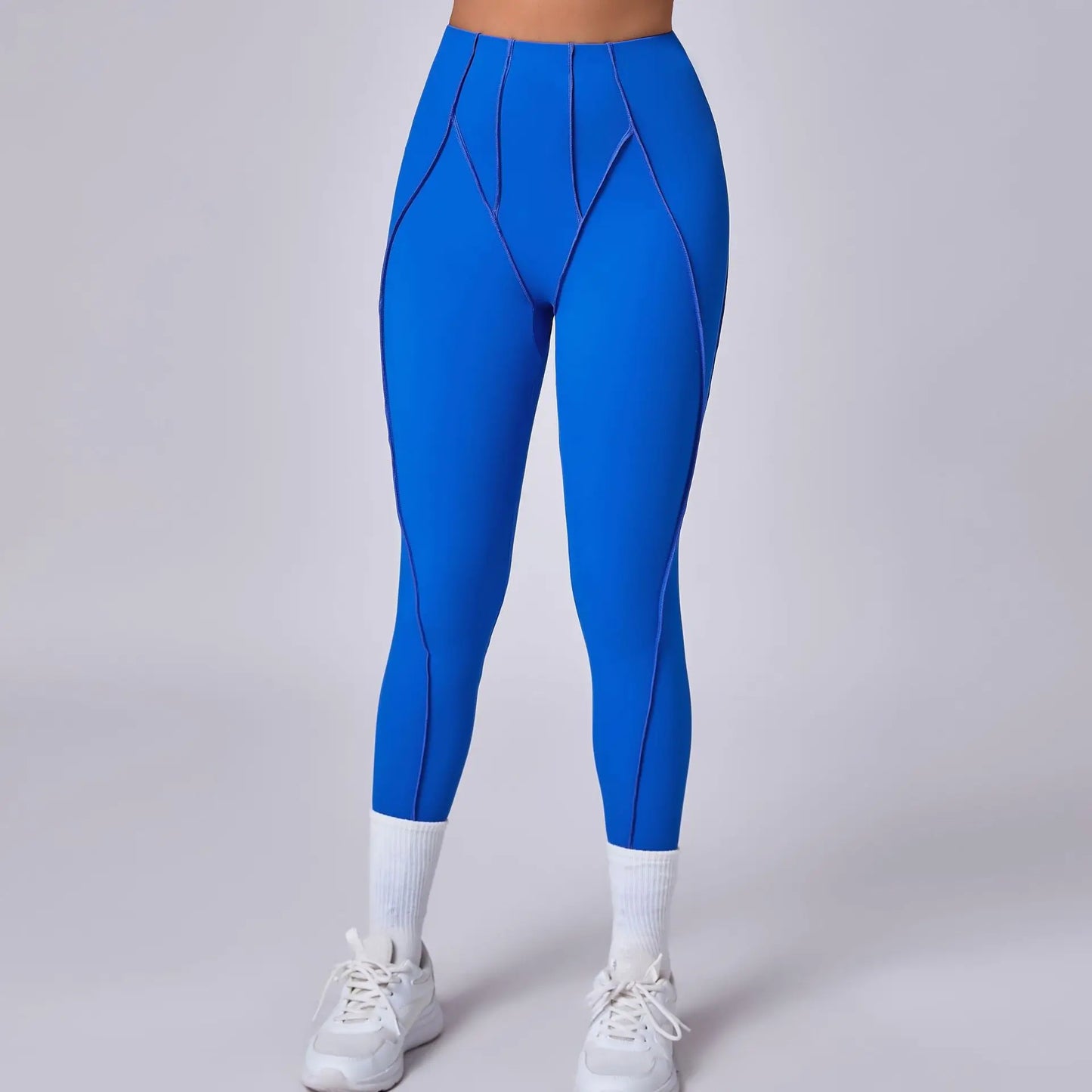 HANRANCN Seamless Yoga Shorts High Waist Quick Dry For Women