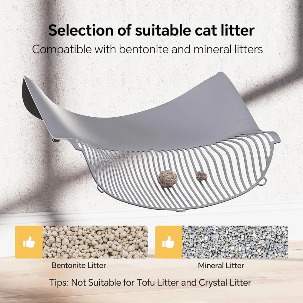 Self Cleaning Cat Litter Box Open-Top Automatic For Multiple Cats