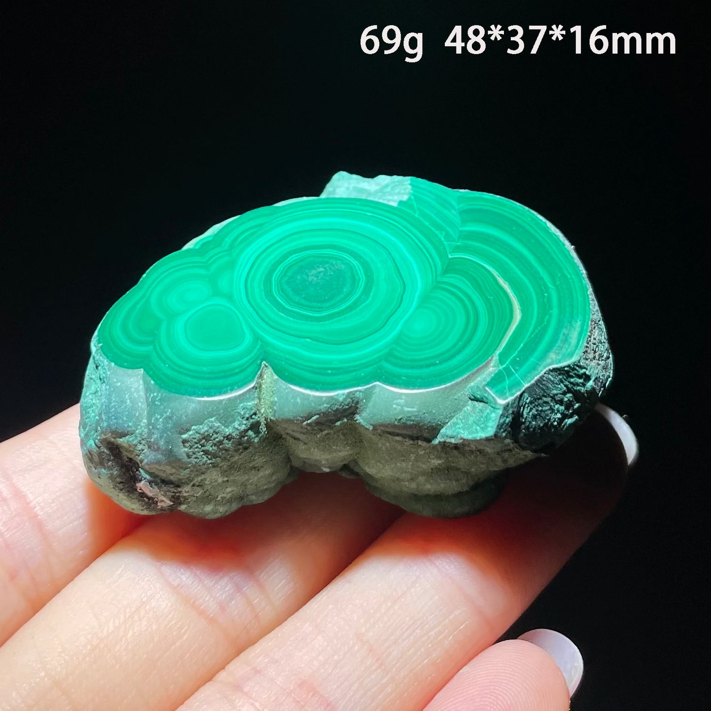 Malachite Stone Mineral Specimen Collector Grade Display Ornament