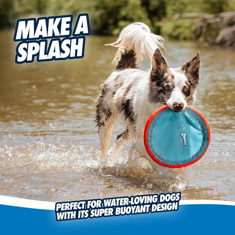 Paraflight Flying Disc Dog Toy Water Floating Nylon Edges
