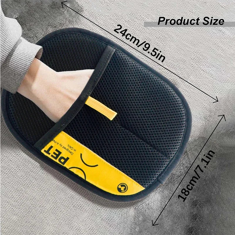 Pet Hair Remover Gloves Electrostatic Roller For Cats And Dogs