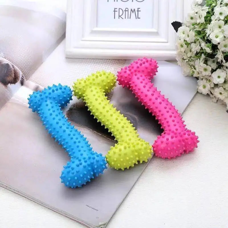Pet Toys for Small Dogs Rubber Chew Toy Teeth Cleaning