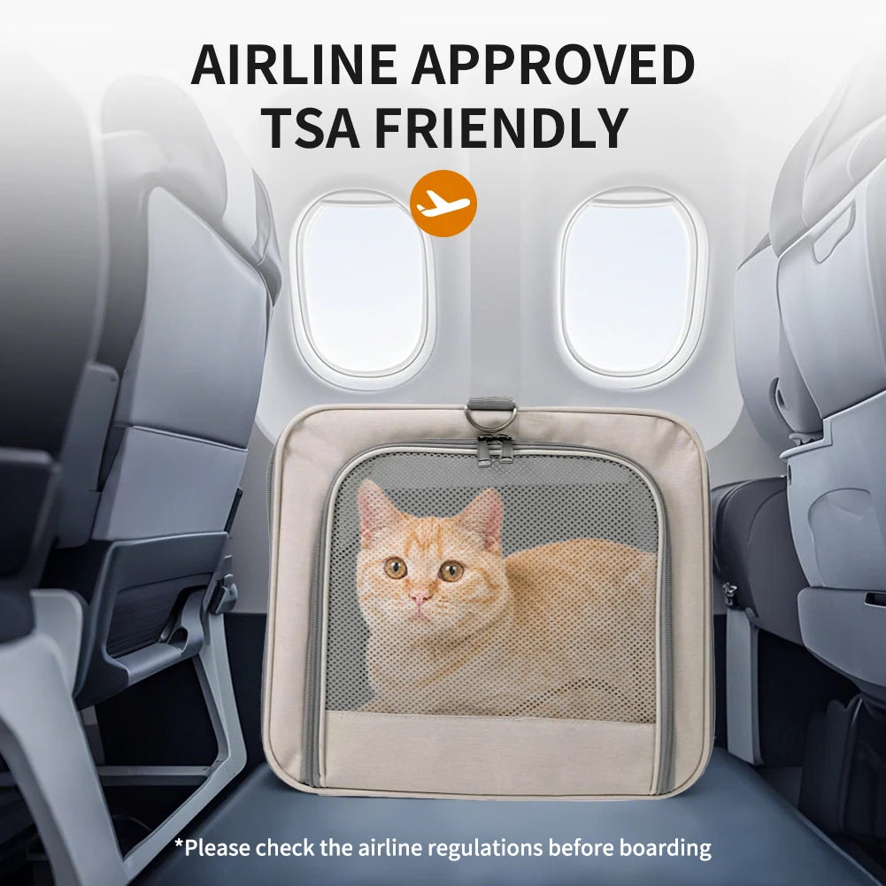 Cat Trolley for Two Cats With Wheels and Safety Belts