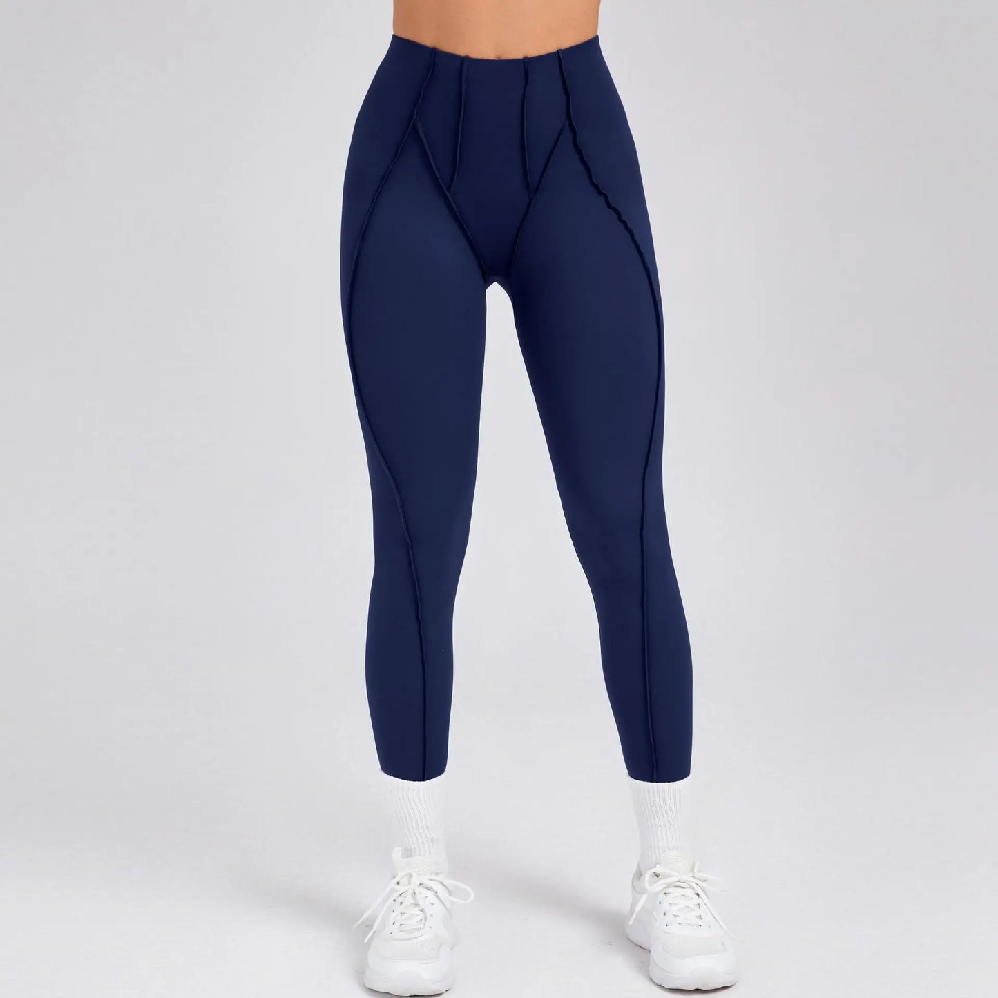 HANRANCN Seamless Yoga Shorts High Waist Quick Dry For Women