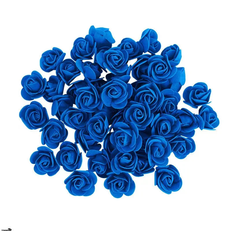 Foam Rose Head Artificial Flowers for Wedding and DIY Decor