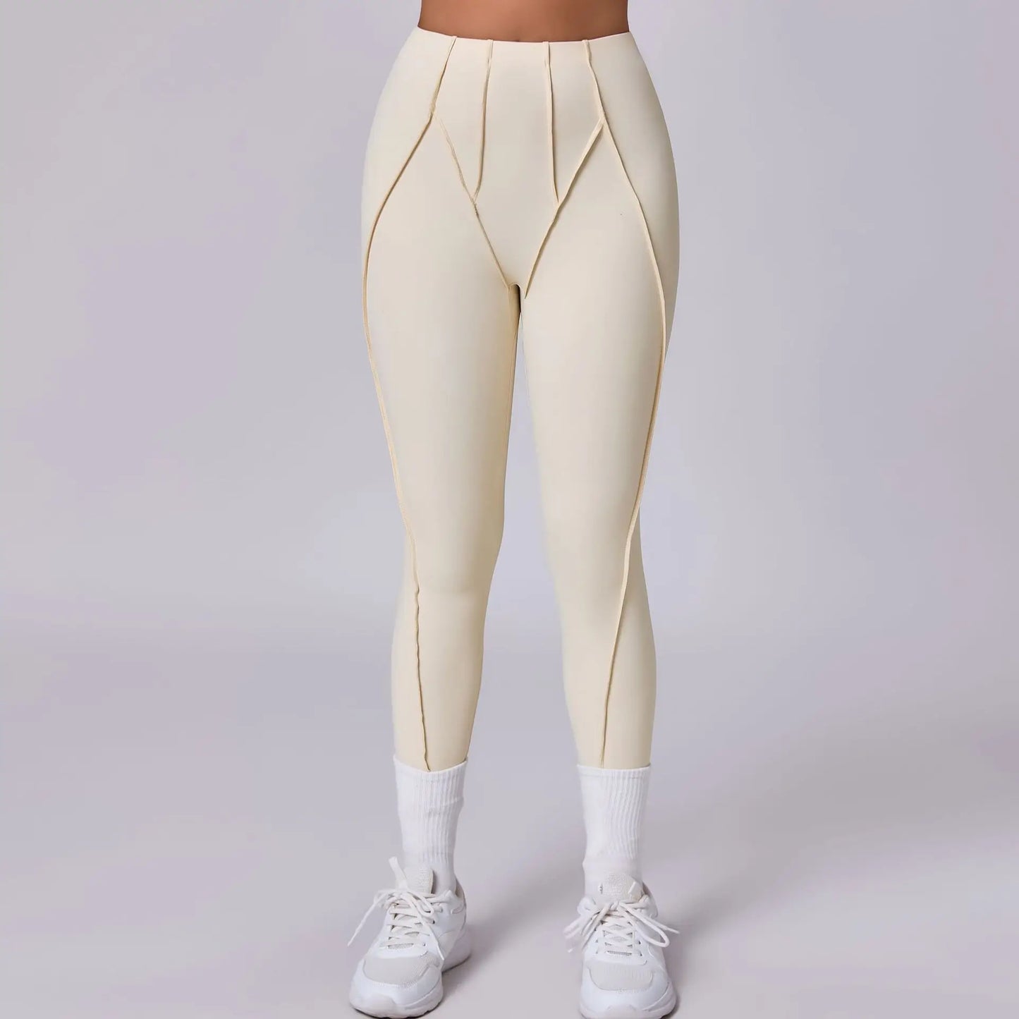 HANRANCN Seamless Yoga Shorts High Waist Quick Dry For Women