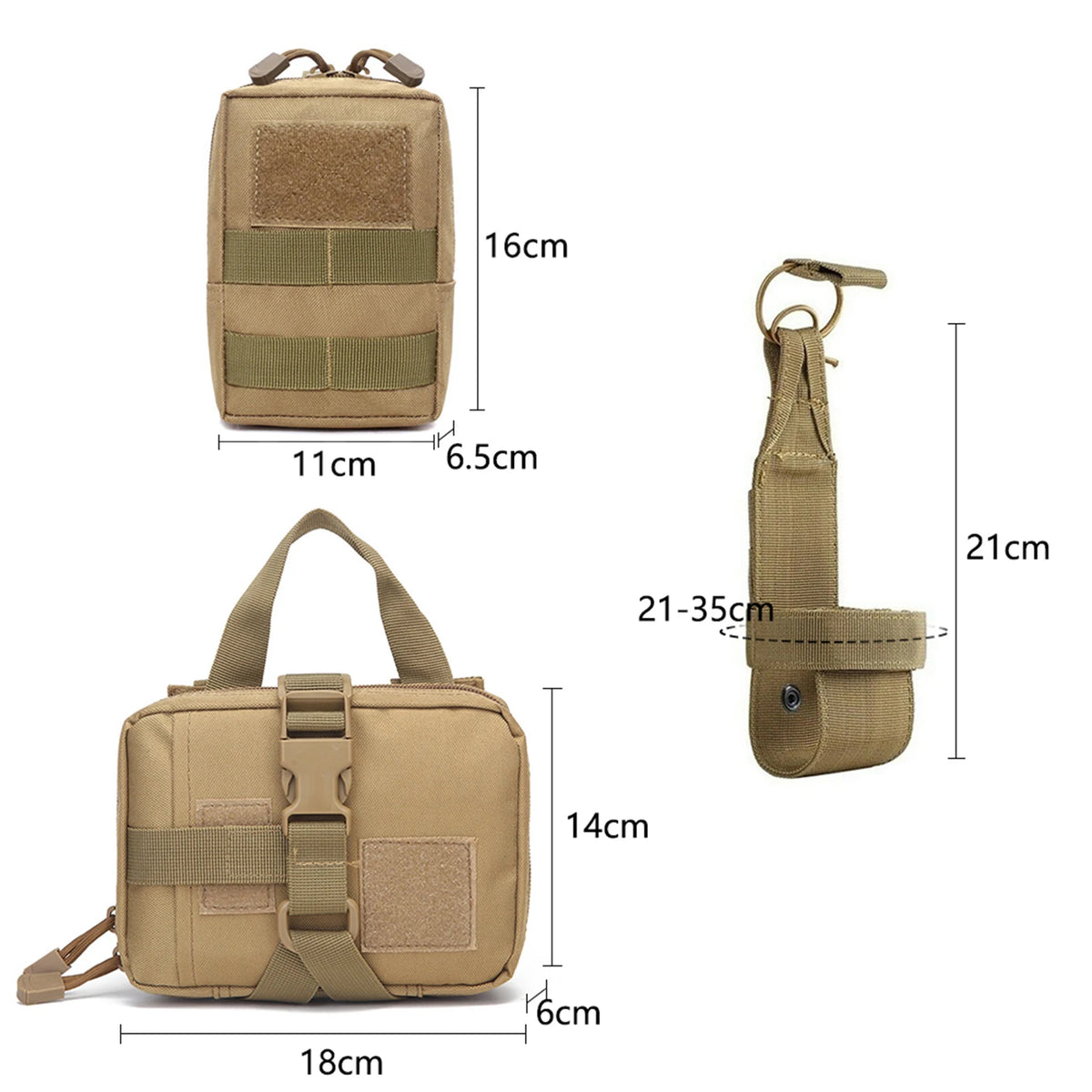 Tactical Nylon Dog Harness Vest With Molle Pouches For Walking