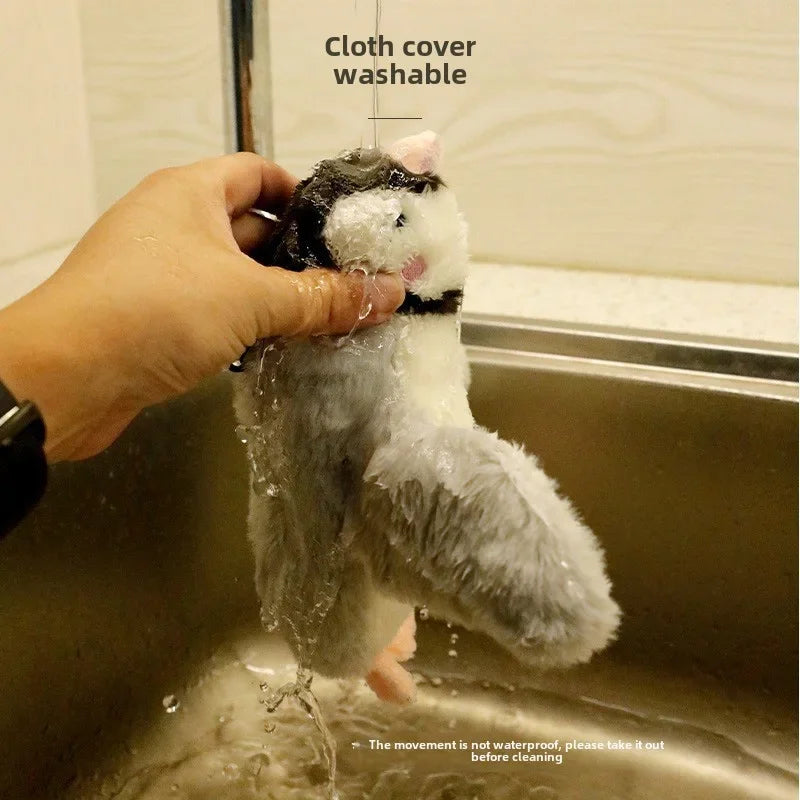 Bird Shaped Interactive Cat Toy Rechargeable Chirping Flapping Plush